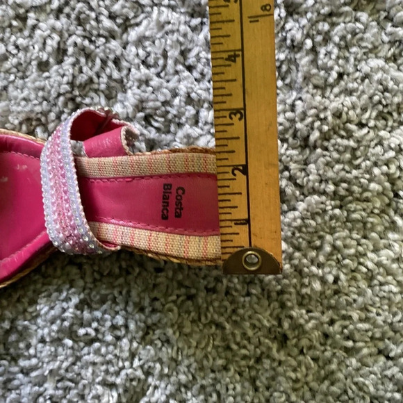 Costa Blanca pink wedge size 10 - Picture 10 of 13